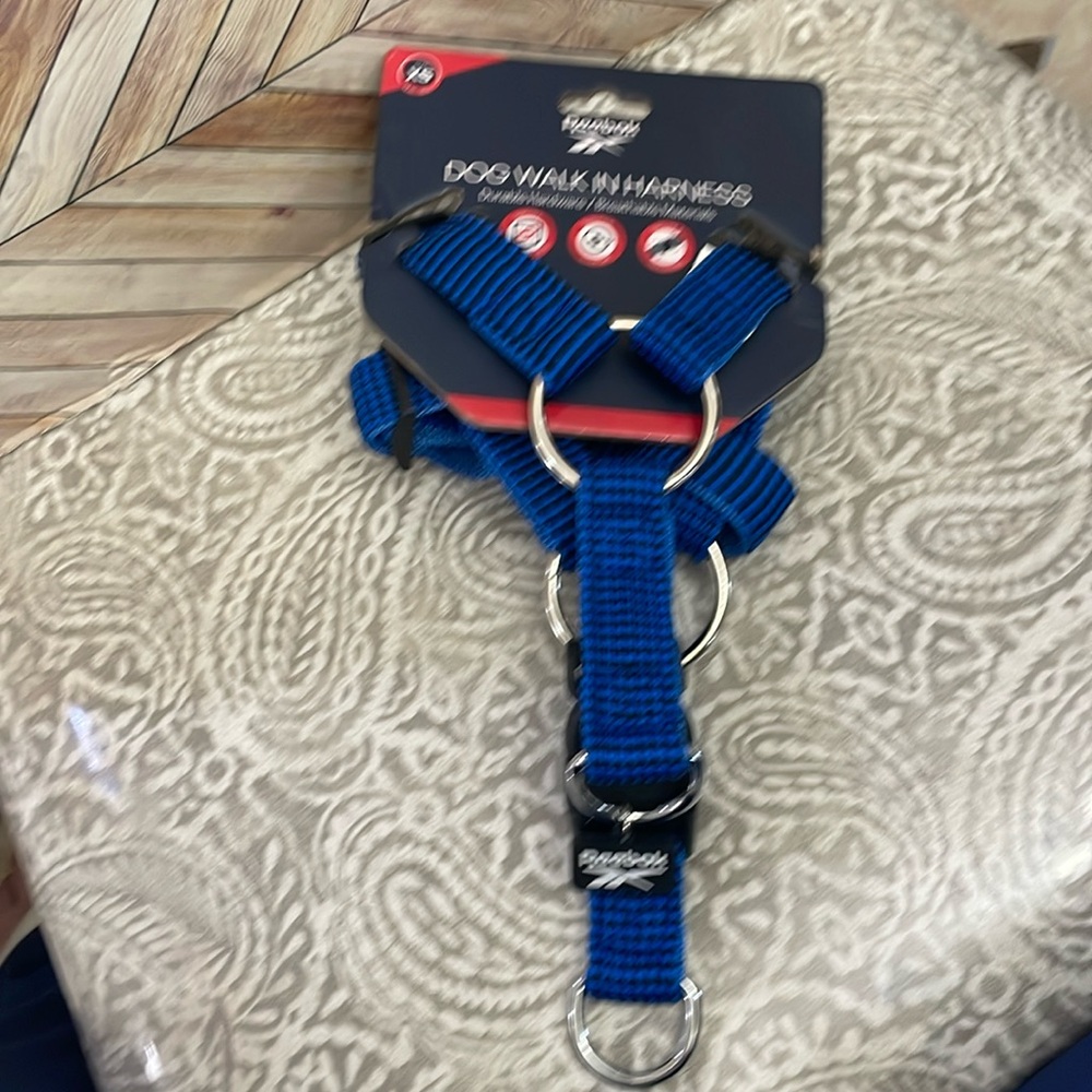 REEBOK Dog walk in harness‎ durable breathable material XS 14-16” blue